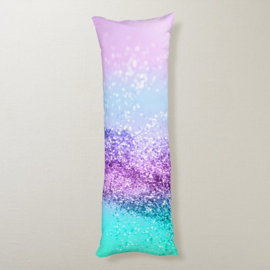 Unicorn Girls Glitzer #14 #shiny #decor #art Seitenschläferkissen (Rückseite (Vertikal))