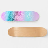 Unicorn Girls Glitzer #16 Skateboard (Horizontal)