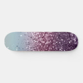 Unicorn Girls Glitzer #6 #shiny #pastel Skateboard (Horizontal)