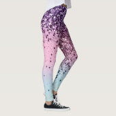 Unicorn Girls Glitzer #6c (Imitate Glitzer) #shiny Leggings (Rechts)