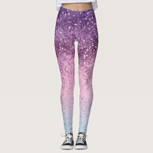 Unicorn Girls Glitzer #6d (Imitate Glitzer) #shiny Leggings