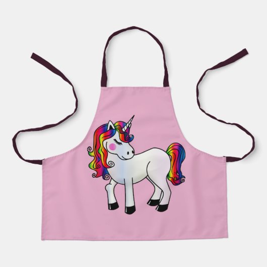 UNICORN GIRLS KIDS KÜCHE SCHÜRZE (Vorderseite)