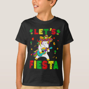 Unicorn Gitarre spielen Cinco De Mayo Mexican Lass T-Shirt