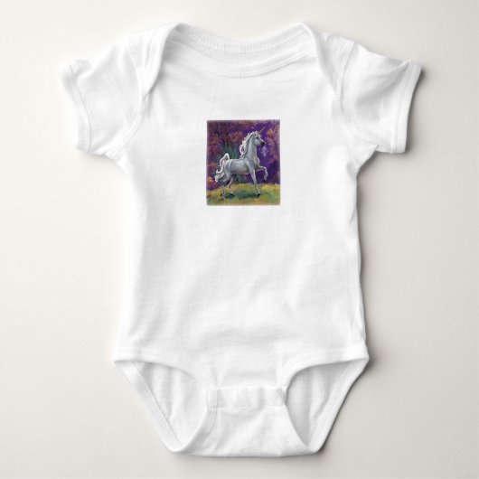 Unicorn Glade Baby Strampler (Vorderseite)