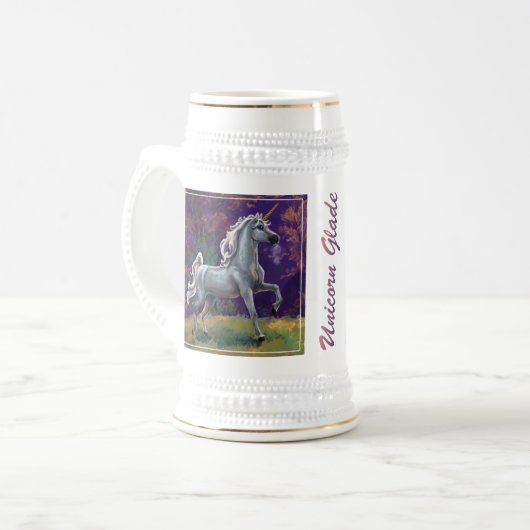 Unicorn Glade Bierglas (Vorderseite Links)
