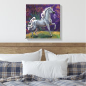 Unicorn Glade Leinwanddruck (Insitu (Schlafzimmer))