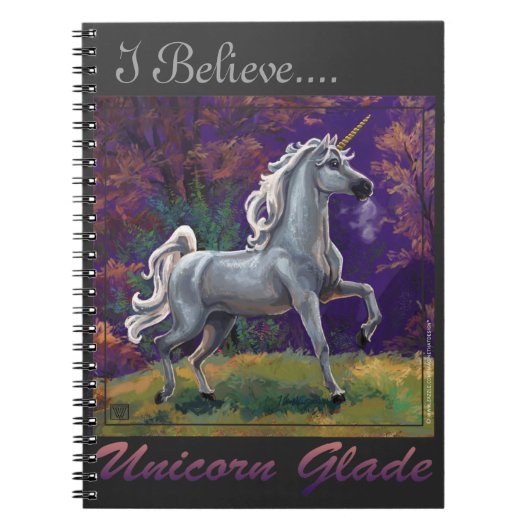 Unicorn Glade Notizblock (Vorderseite)