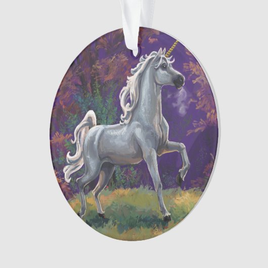 Unicorn Glade Ornament (Vorderseite)