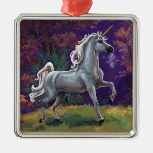 Unicorn Glade Ornament Aus Metall