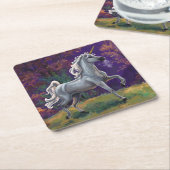 Unicorn Glade Rechteckiger Pappuntersetzer (angewinkelt)