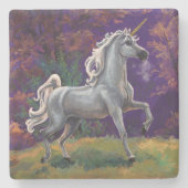 Unicorn Glade Steinuntersetzer (Vorderseite)