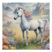 Unicorn Glassy Poster (Vorderseite)