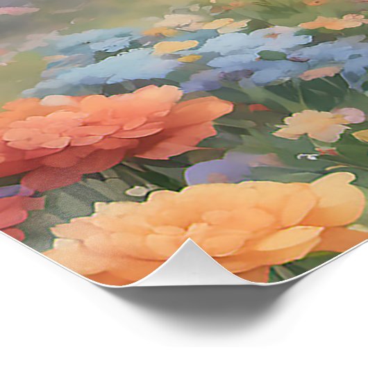 Unicorn Glassy Poster (Ecke)