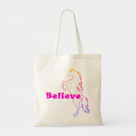 Unicorn Glaube Design - Tasche des Haushalts