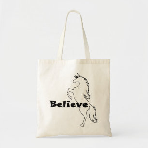 Unicorn Glaube Design - Tasche des Haushalts