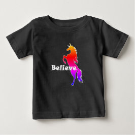 Unicorn Glauve Design - Baby Fine Jersey T - Shirt