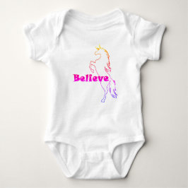 Unicorn Glauve Design - Baby Jersey Bodysuit Baby Strampler