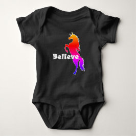 Unicorn Glauve Design - Baby Jersey Bodysuit Baby Strampler