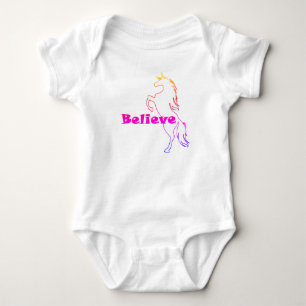 Unicorn Glauve Design - Baby Jersey Bodysuit Strampler