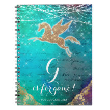 Unicorn-Glitzer-Gold beleuchtet blauen Buchstaben