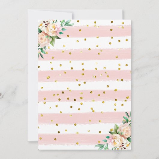 Unicorn Glitzer Sillhouette Niedlich Baby Girl Dus Einladung (Rückseite)