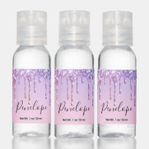 Unicorn-Glitzer und Sparkle-Monogramm