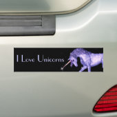 Unicorn-Glitzern Autoaufkleber (Auf Auto)