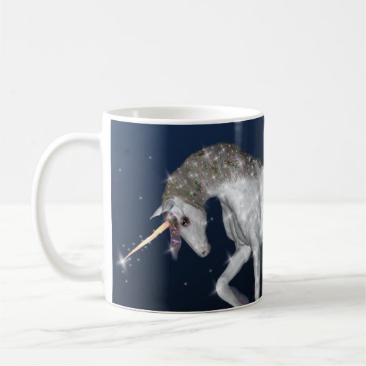 Unicorn-Glitzern Kaffeetasse (Links)