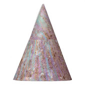 Unicorn Glitzy Rose Gold Glitzer Sparkle Geburtsta Partyhütchen (Links)