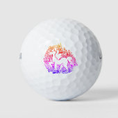 Unicorn Golf Balls Golfball (Vorderseite)