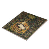 UNICORN GOTHIC FANTASY BLUME, FLORALMOTIKEN FLIESE (Seite)