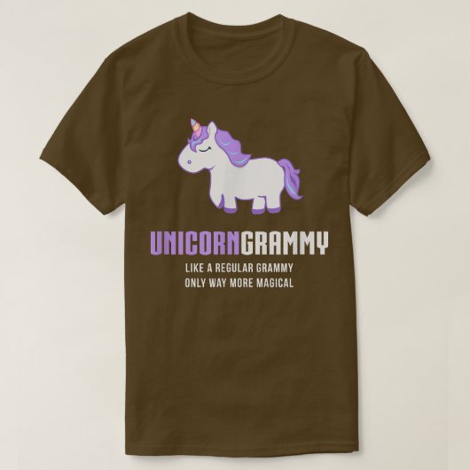 Unicorn Grammy , Funny Niedlich Magical Gift 518 T-Shirt (Design vorne)