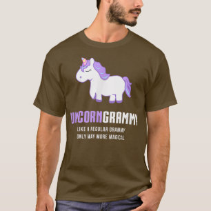 Unicorn Grammy , Funny Niedlich Magical Gift 518 T-Shirt