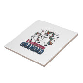 Unicorn Grandad Vintage Engraving Shirt Design_1 Fliese (Seite)