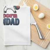 Unicorn Grandad Vintage Engraving Shirt Design_1 Geschirrtuch (Viertel Falte)