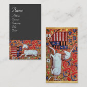 UNICORN, grau Visitenkarte (Vorne/Hinten)