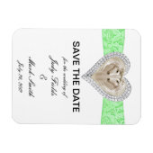 Unicorn-grüne Spitze speichern Sie das Datumsfenst Magnet (Horizontal)