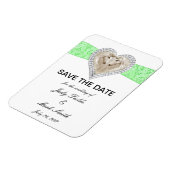 Unicorn-grüne Spitze speichern Sie das Datumsfenst Magnet (Linke Seite)