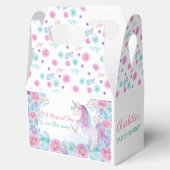 Unicorn Gunst Box, Magical Birthday Party Geschenkschachtel (Geöffnet)