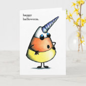 UniCorn Halloween-Karte Karte (Gelbe Blume)