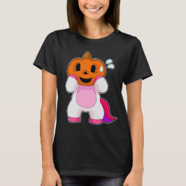 Unicorn Halloween Pumpkin T-Shirt