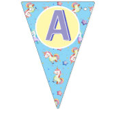 Unicorn Happy Birthday Banner (Dritte Fahne)
