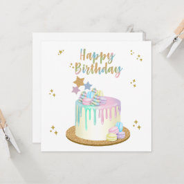 Unicorn Happy Birthday Karte