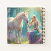 Unicorn Hardcover Notizblock (Rückseite)