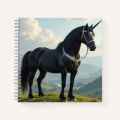 Unicorn Hardcover Notizblock (Vorderseite)