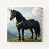 Unicorn Hardcover Notizblock (Rückseite)