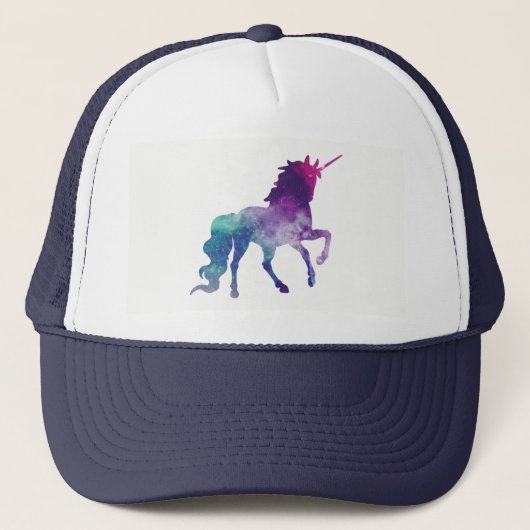 Unicorn Hat Truckerkappe (Vorderseite)