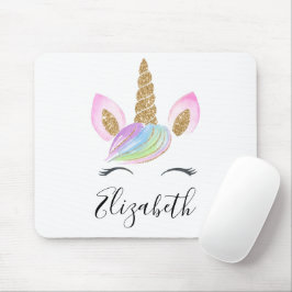 Unicorn Head Niedlicher Personalisierter Individue Mousepad