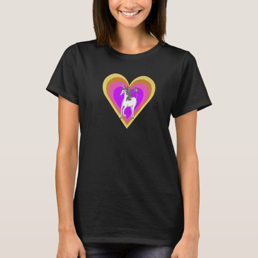 Unicorn Hearts T-Shirt (Vorderseite)