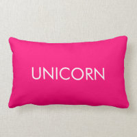 Unicorn, heiß rosa Fuchsienweiß, Sonderminimalist
